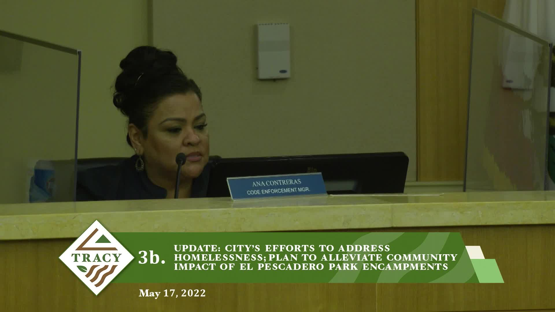 Thumbnail image for From May 17, 2022 Council Meeting - The City of Tracy's Plan to Address Homelessness