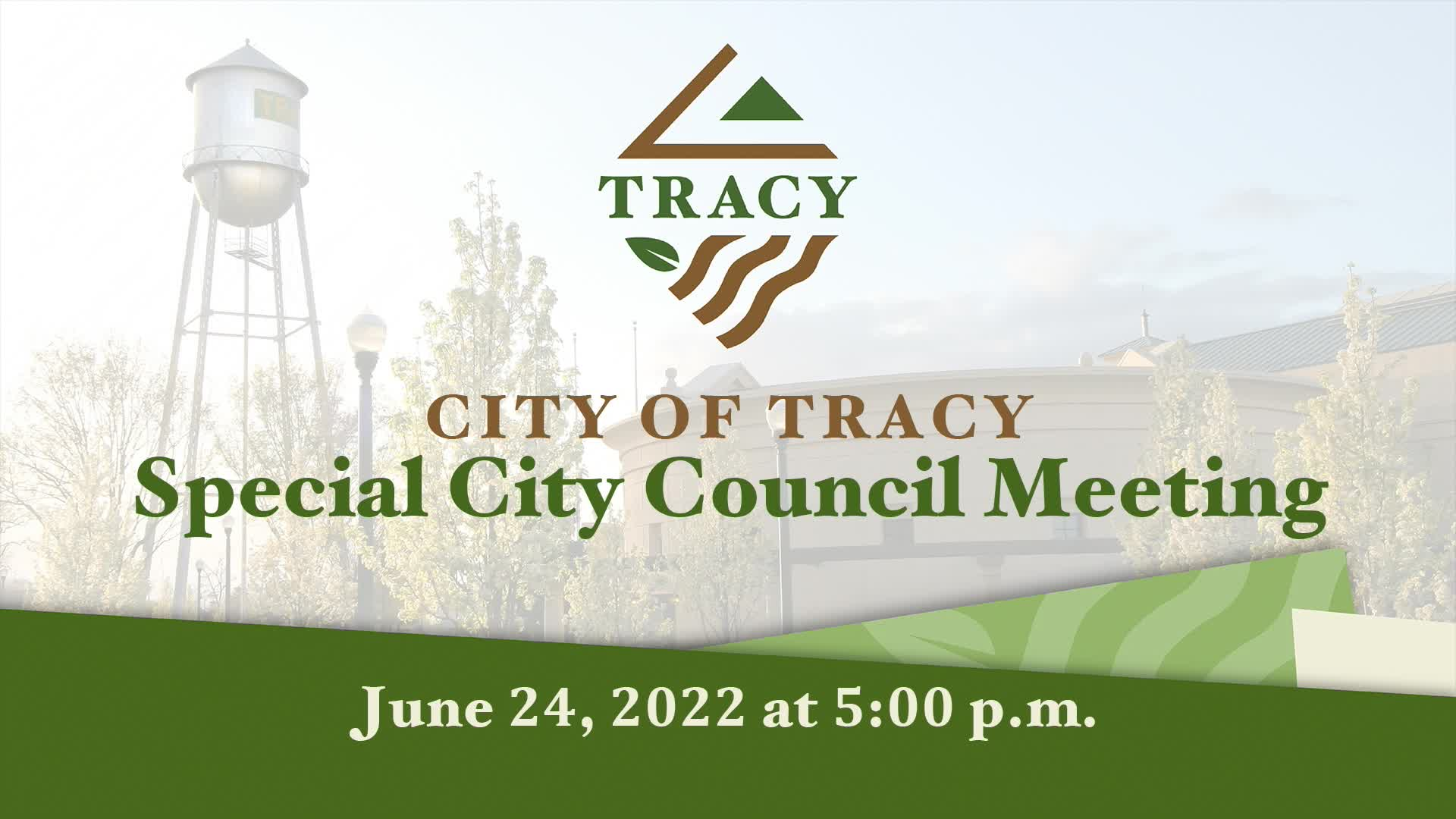 June 24, 2022 - Special Council Meeting
