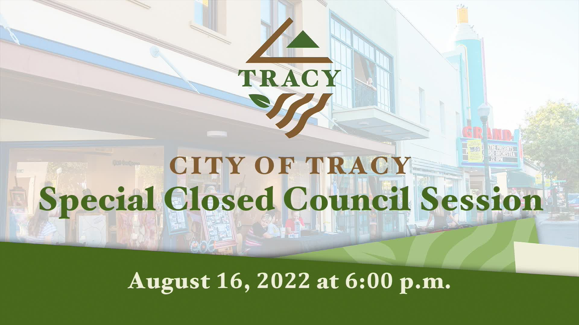 Thumbnail image for August 16, 2022 - Special Council Closed Session