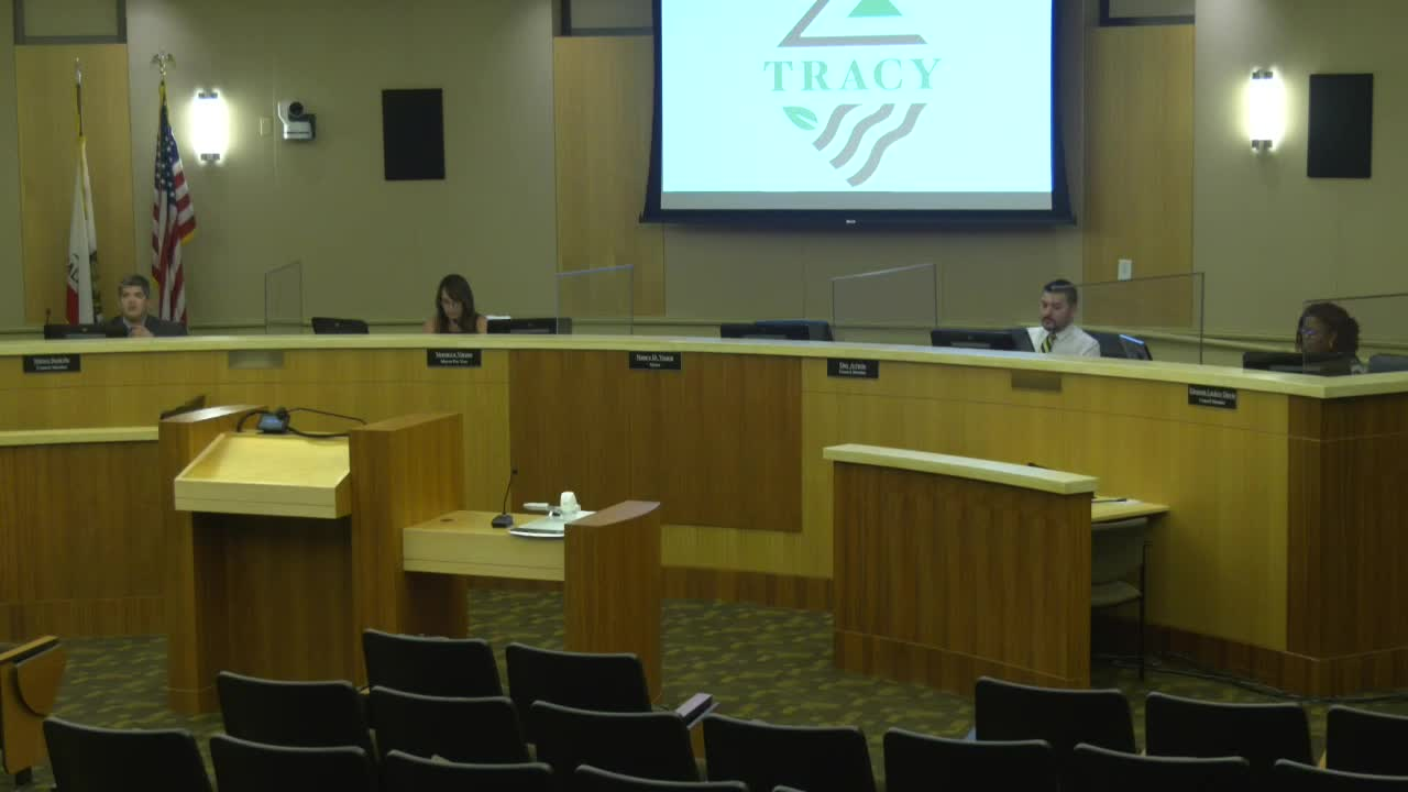 September 6, 2022 - Special Closed Session Meeting of the Tracy City Council