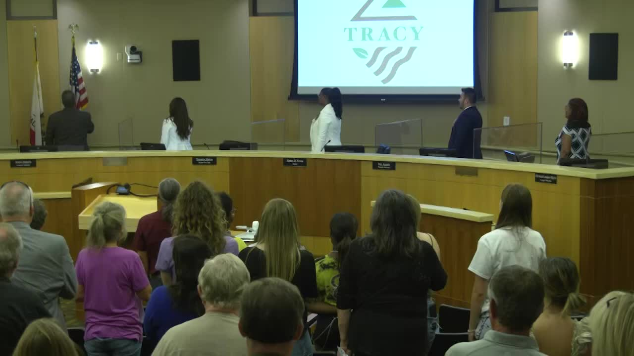 September 6, 2022 - Regular Meeting of the Tracy City Council