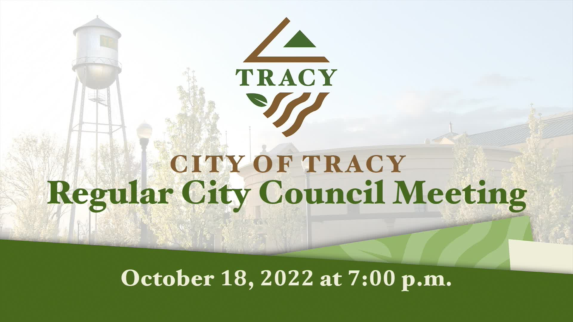 October 18, 2022 - Regular City Council Meeting