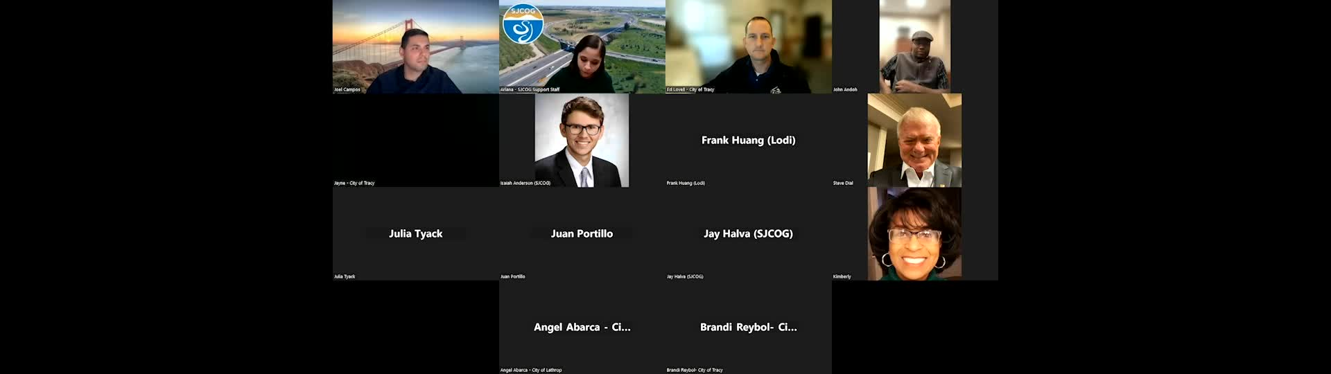 November 8, 2022 - San Joaquin Council of Governments Interagency Transit Committee Meeting