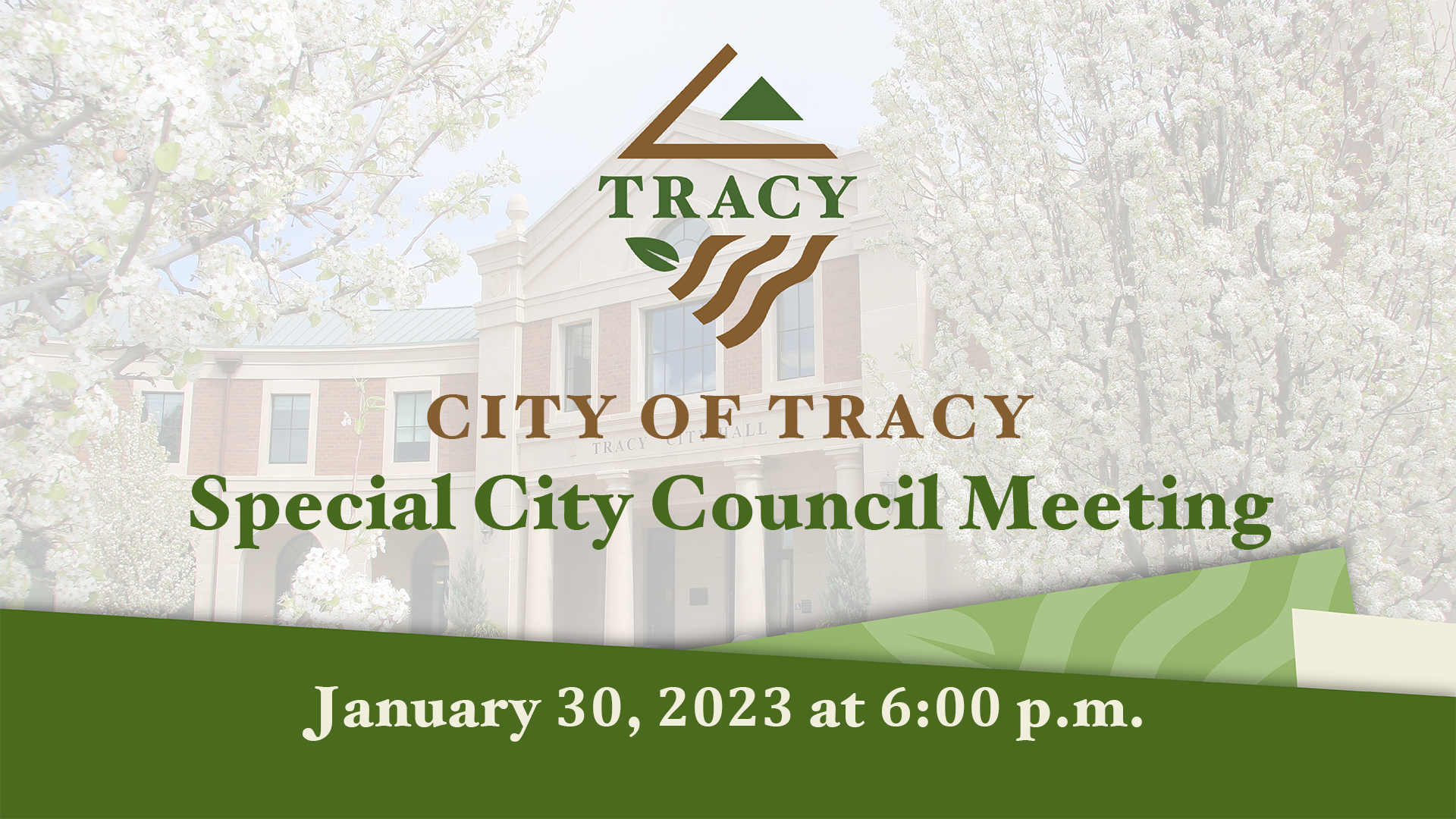 January 30, 2023 - Special City Council Meeting