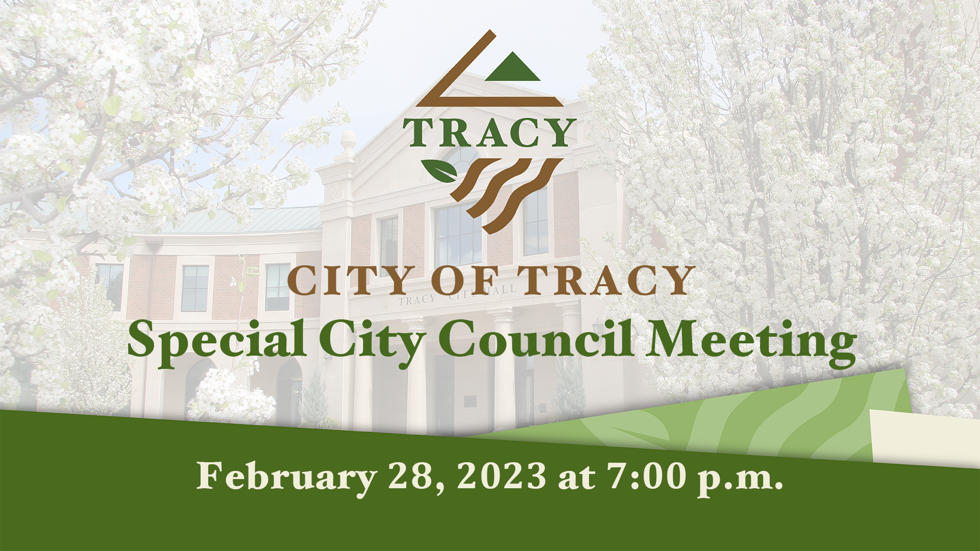 February 28, 2023 - Special Tracy City Council Meeting: Council Code of Conduct Workshop