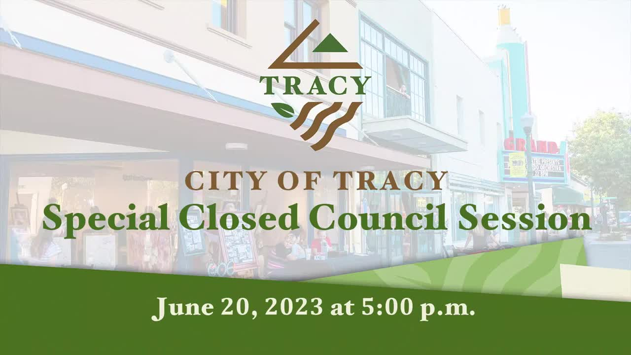 June  20, 2023 - Regular Tracy City Council Meeting