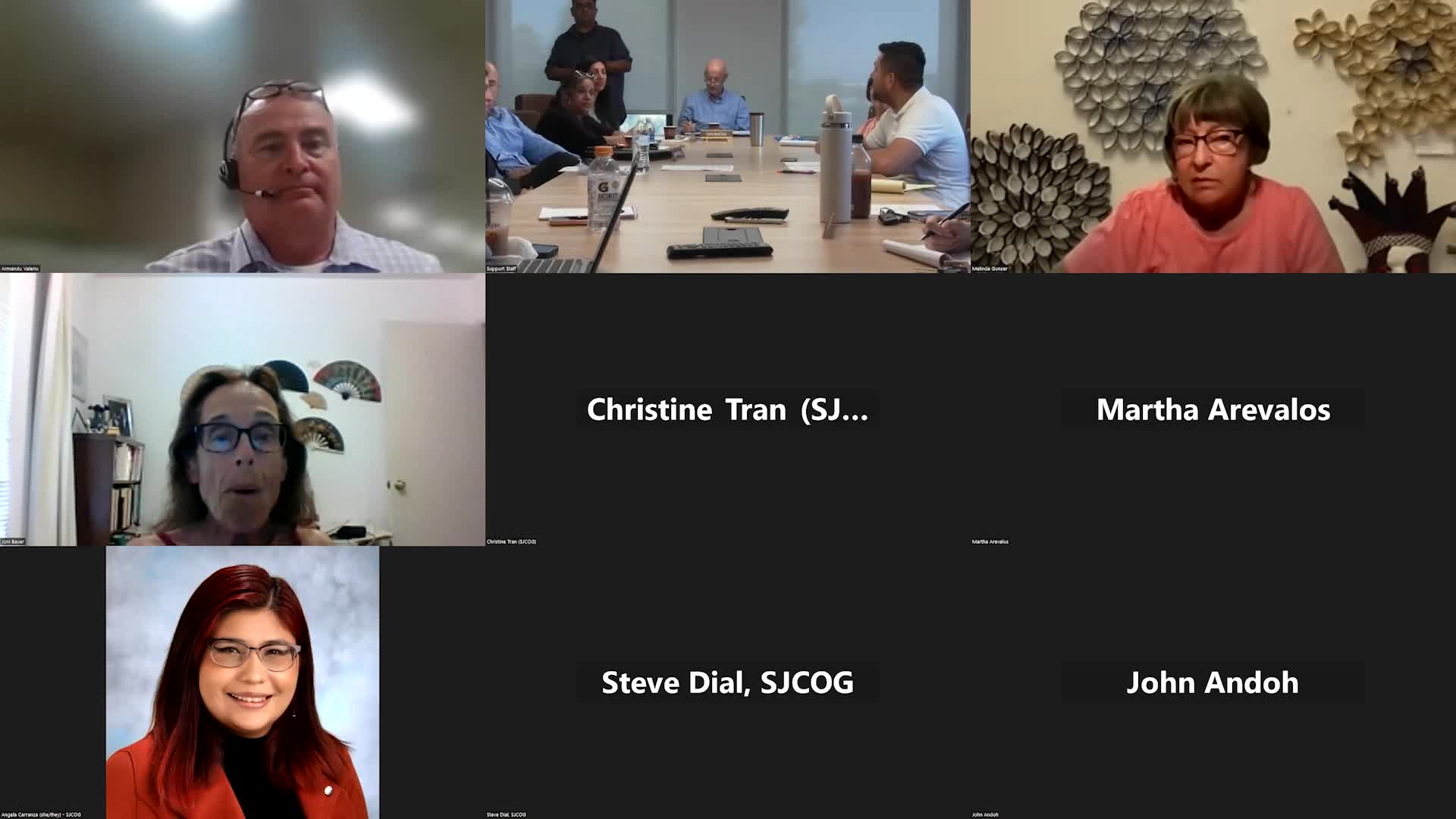 August 1, 2023 - San Joaquin Council of Governments Social Support Transportation Advisory Council