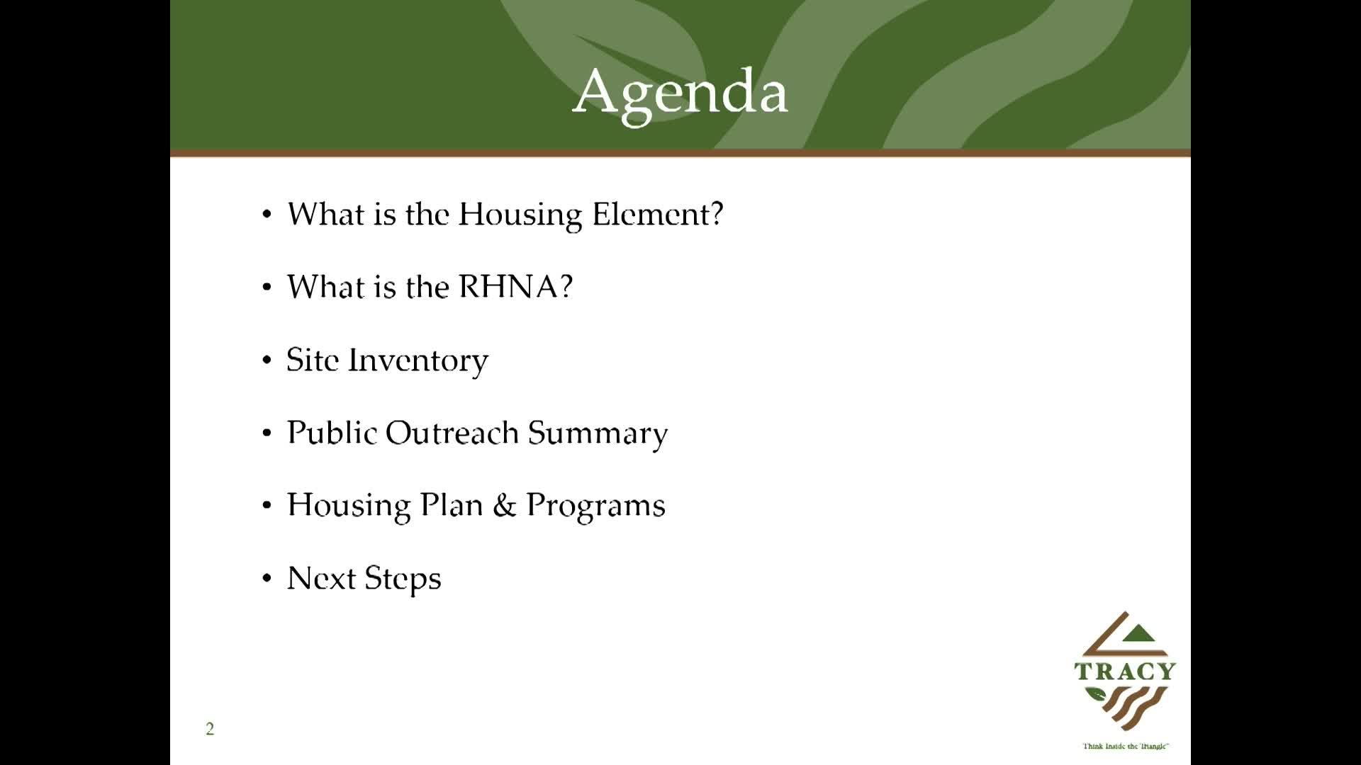 Thumbnail image for October 24, 2023 Housing Element Presentation from the Special Concurrent Tracy City Council and Planning Commission Meeting