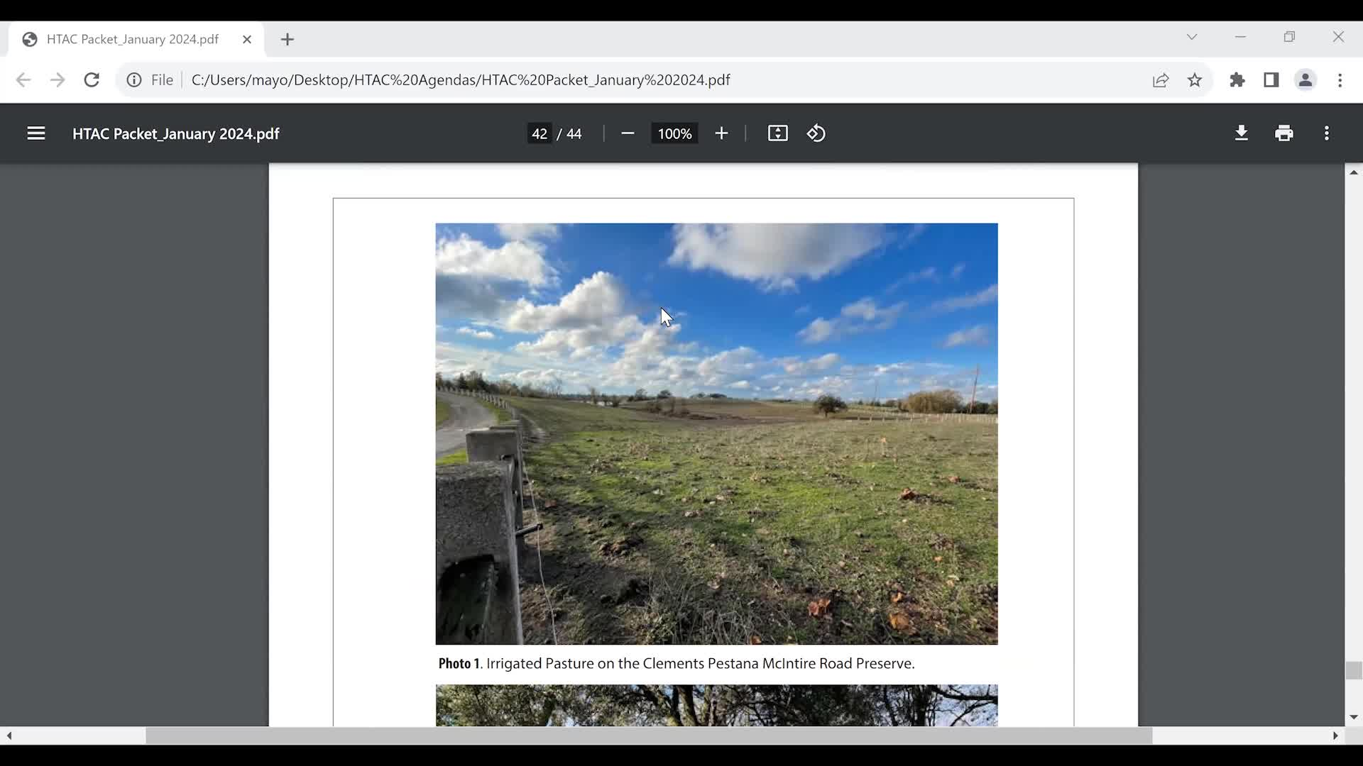 January 17, 2024 - San Joaquin Council of Governments Habitat Technical Advisory Committee Meeting