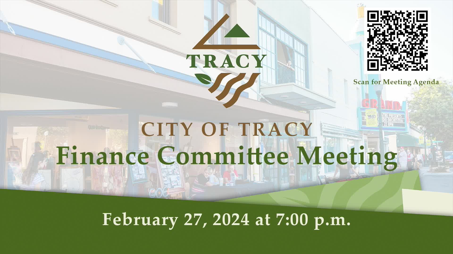 February 27, 2024 - Finance Committee Meeting