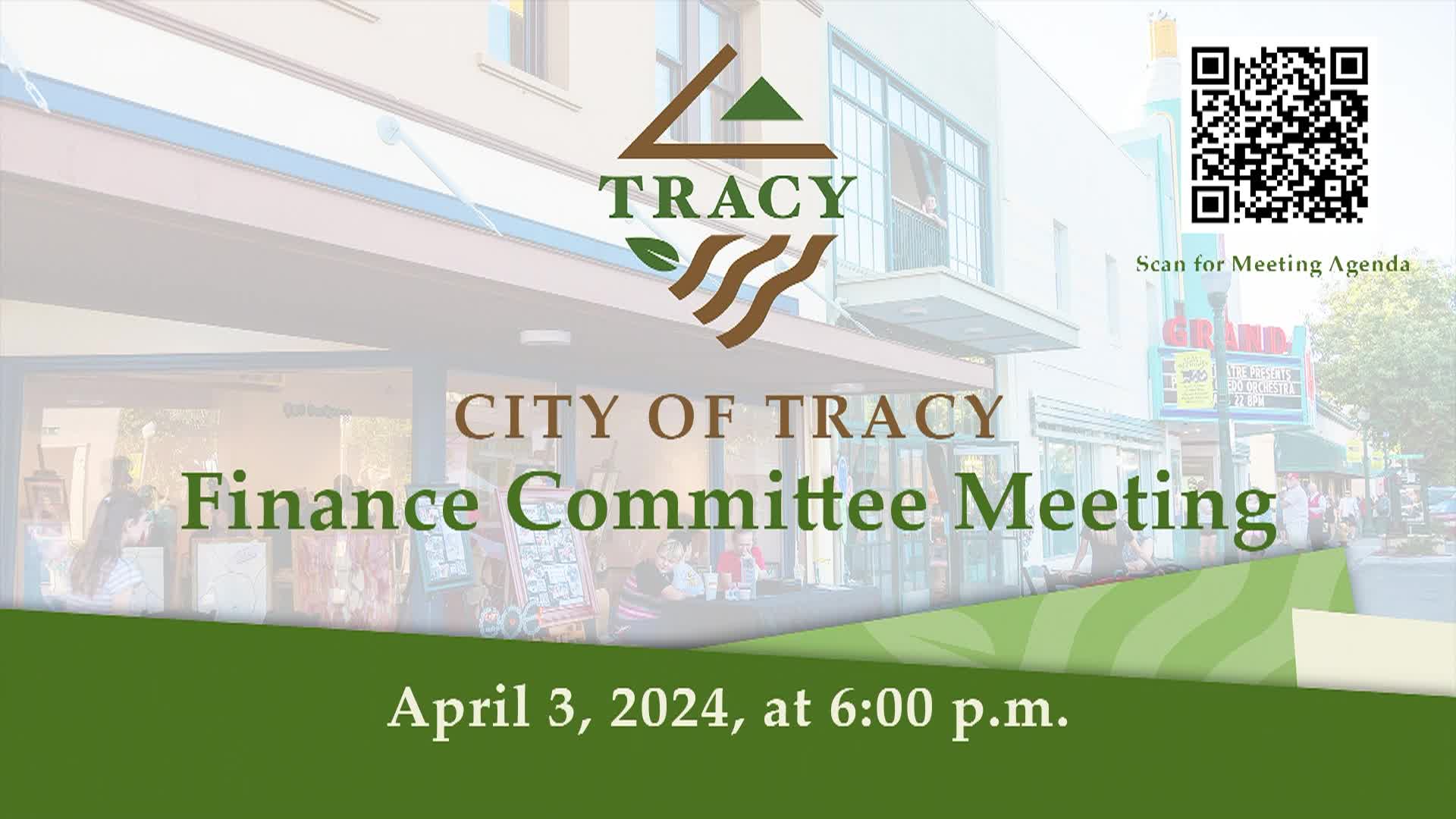 April 3rd - Special Finance Committee Meeting