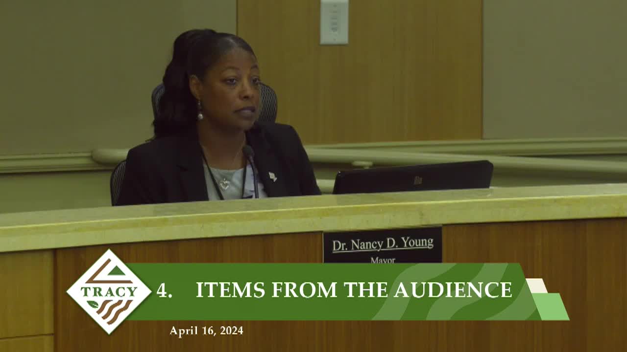 April 16, 2024 - Special Tracy City Council Meeting