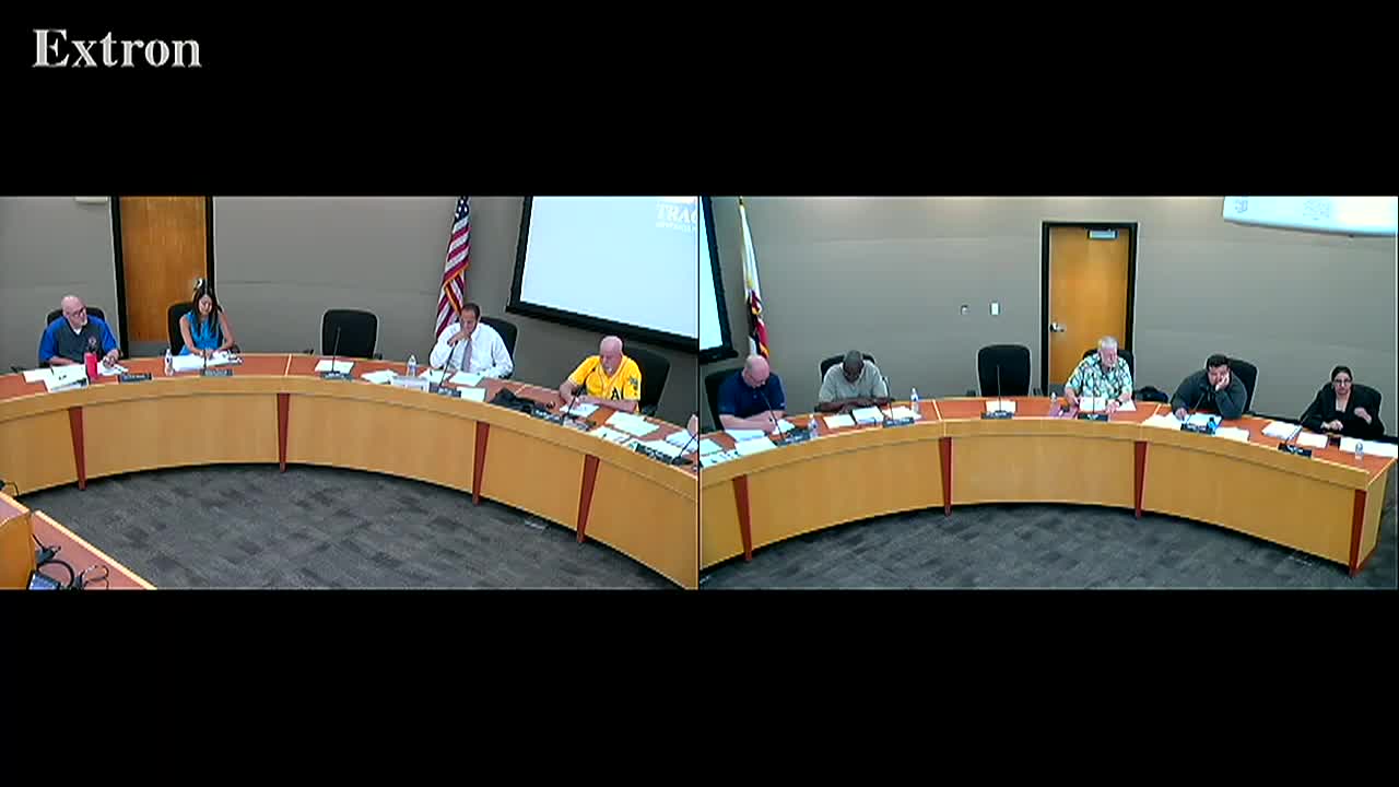 June 25, 2024 - Tracy Unified School District Board Meeting