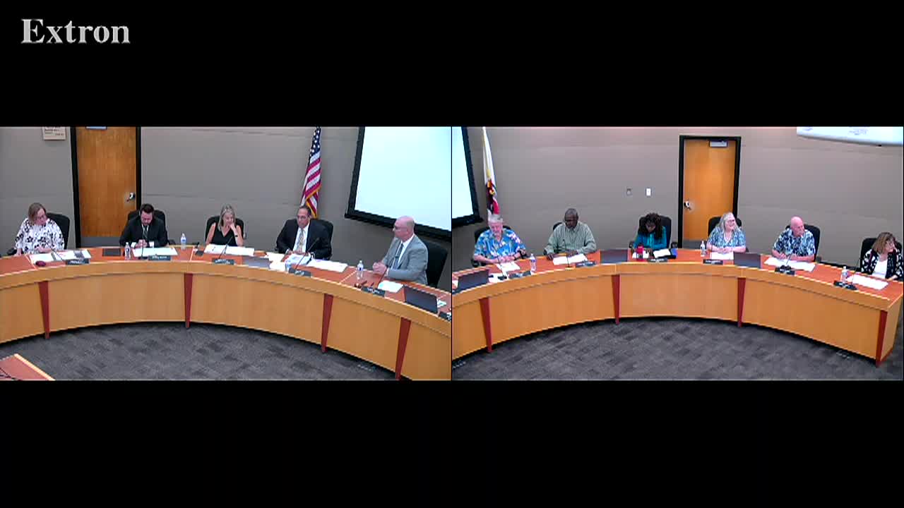 May 27, 2025 - Tracy Unified School District Board Meeting