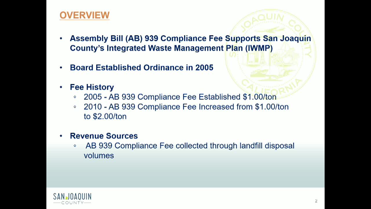 June 3, 2025 - San Joaquin County Board of Supervisors Meeting