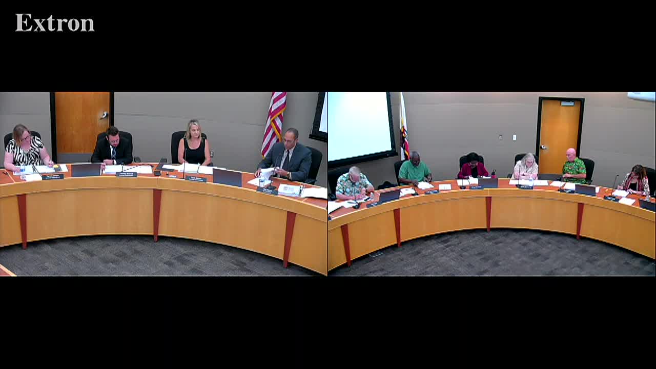 August 12, 2025 - Tracy Unified School District Board Meeting