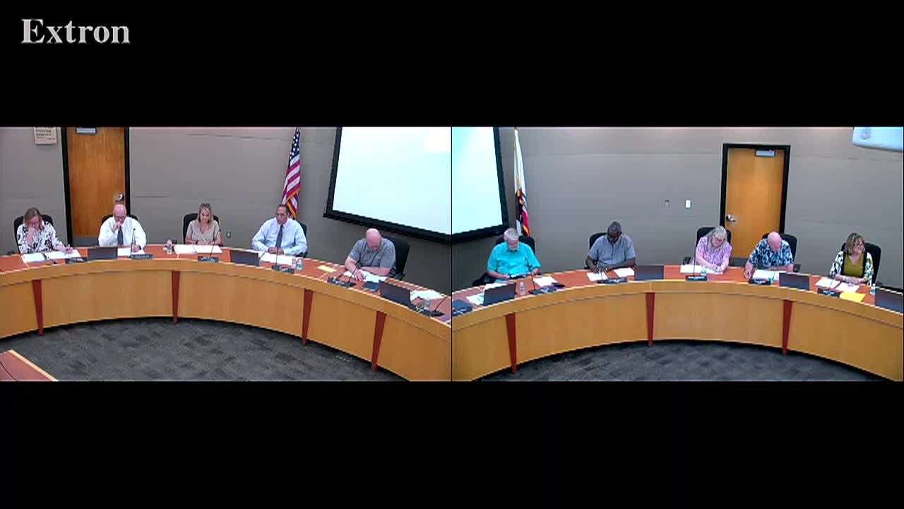 September 9, 2025 - Tracy Unified School District Board Meeting