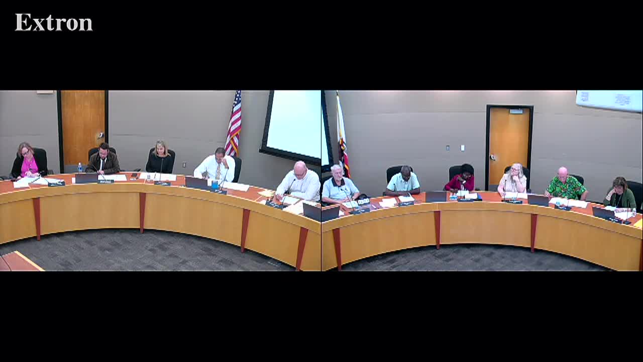 October 28, 2025 - Tracy Unified School District Board Meeting