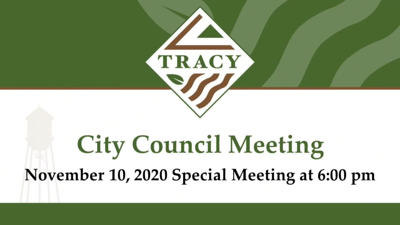 Thumbnail image for Special City Council Meeting 11-10-2020