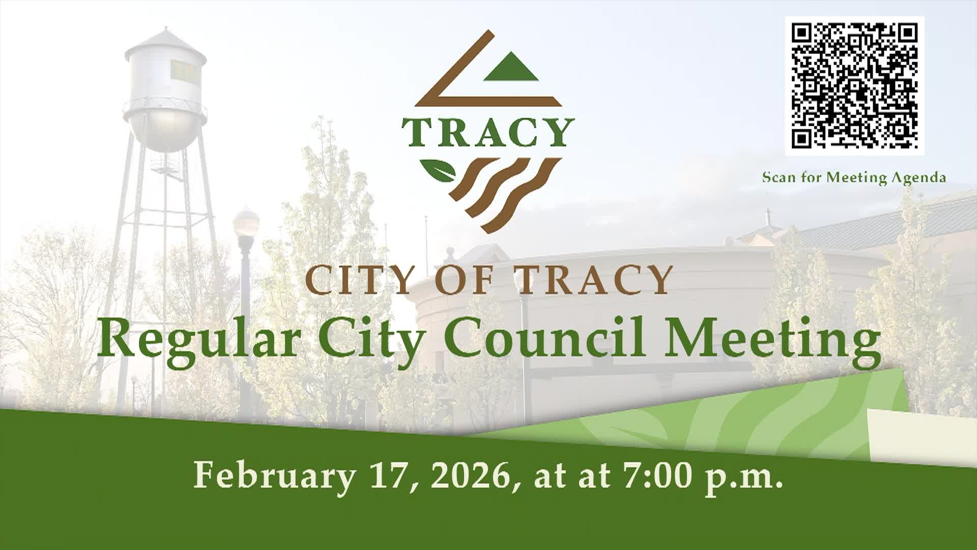 February 17, 2026 - Tracy City Council Regular Meeting