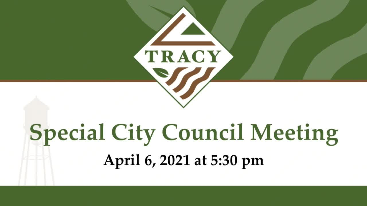 Special City Council Meeting 4-6-21