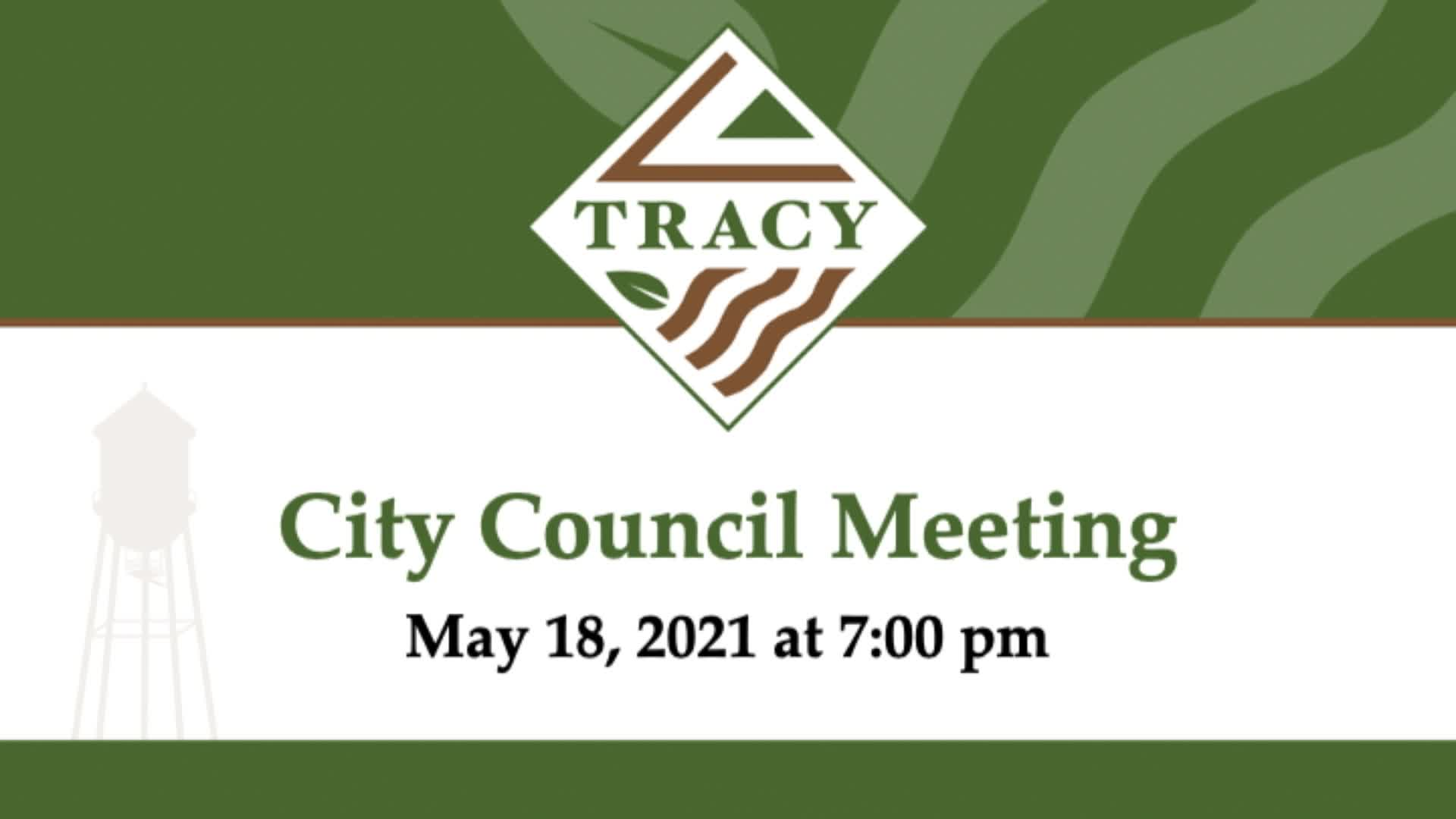 City Council Meeting 5-18-21