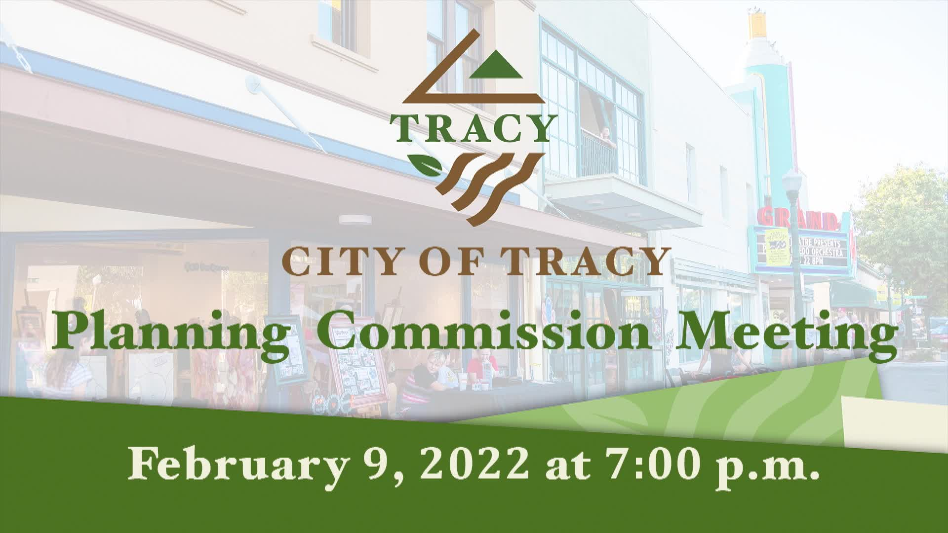 Planning Commission Meeting 2-9-22